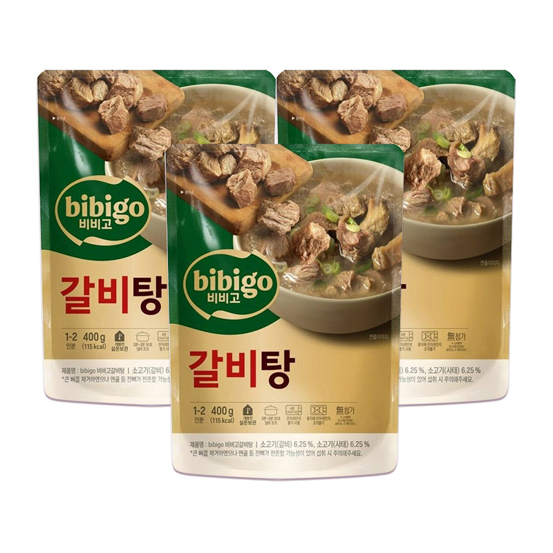 비비고 갈비탕 400g x 3개